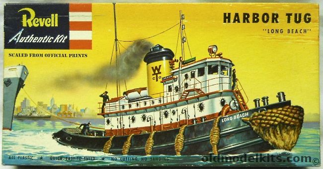 Revell 1/108 Harbor Tug Long Beach, H314-129 plastic model kit